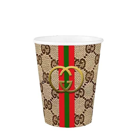 gucci gucci print cup|gucci plate carrier.